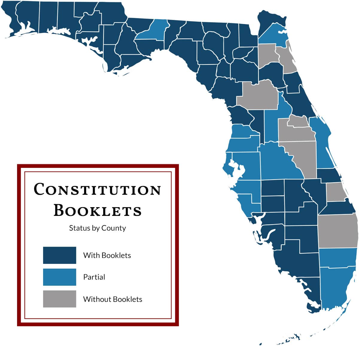 Constitution for the People Florida Map Coverage 2017-2018