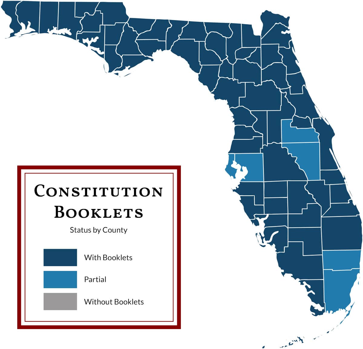 Constitution for the People Florida Map Coverage 2019-2020