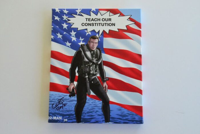 Teach Our Constitution Canvas Wrapped Print - Constitution for the People Store